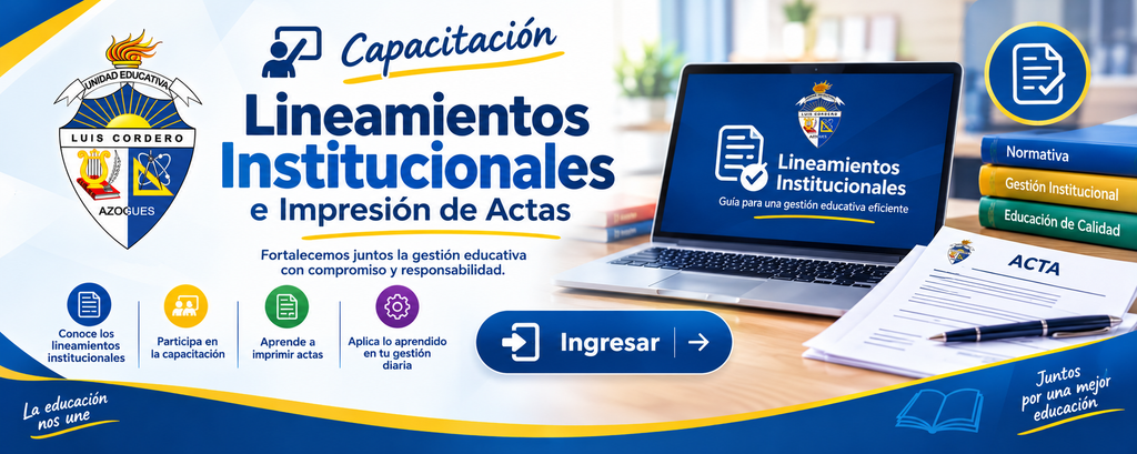 Inicio guía institucional lineamientos y actas